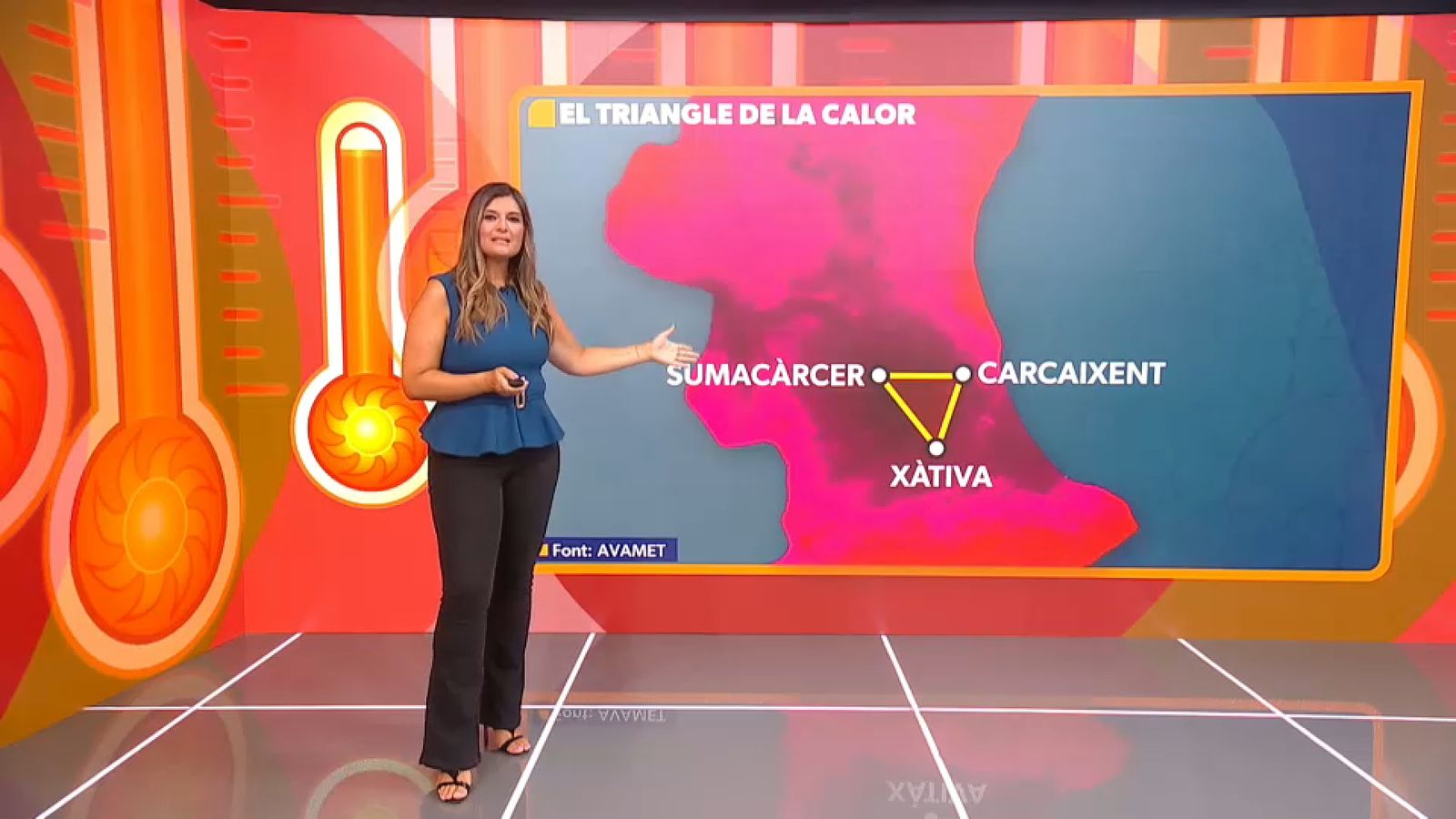 El triangle de la calor, entre els municpis de Carcaixent, Sumacàrcer i Xàtiva