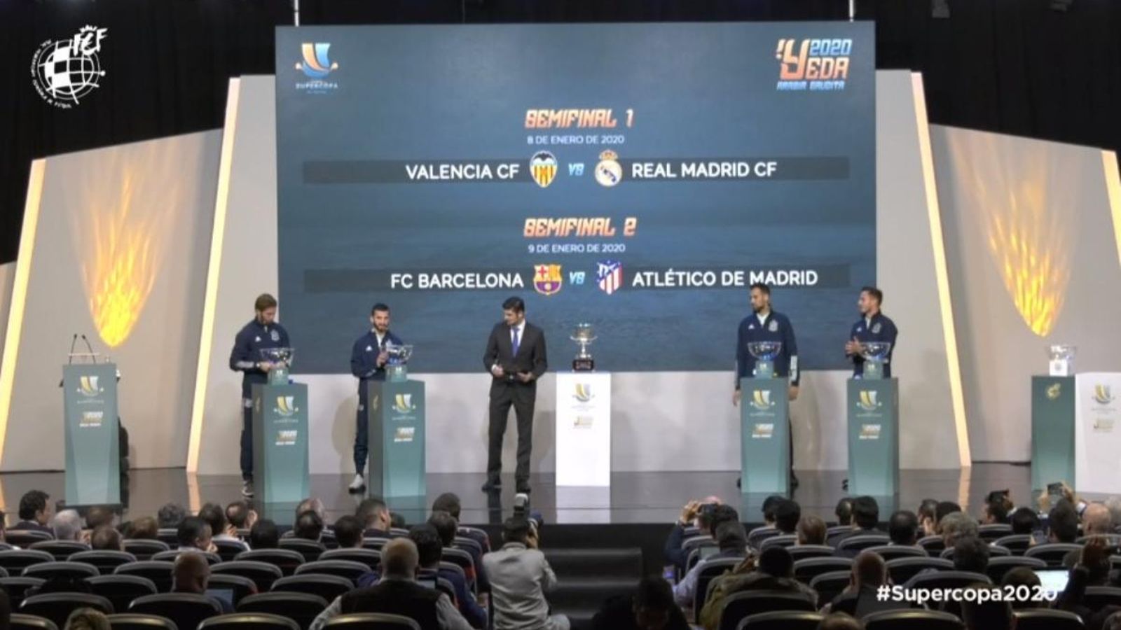 El quadre de les semifinals