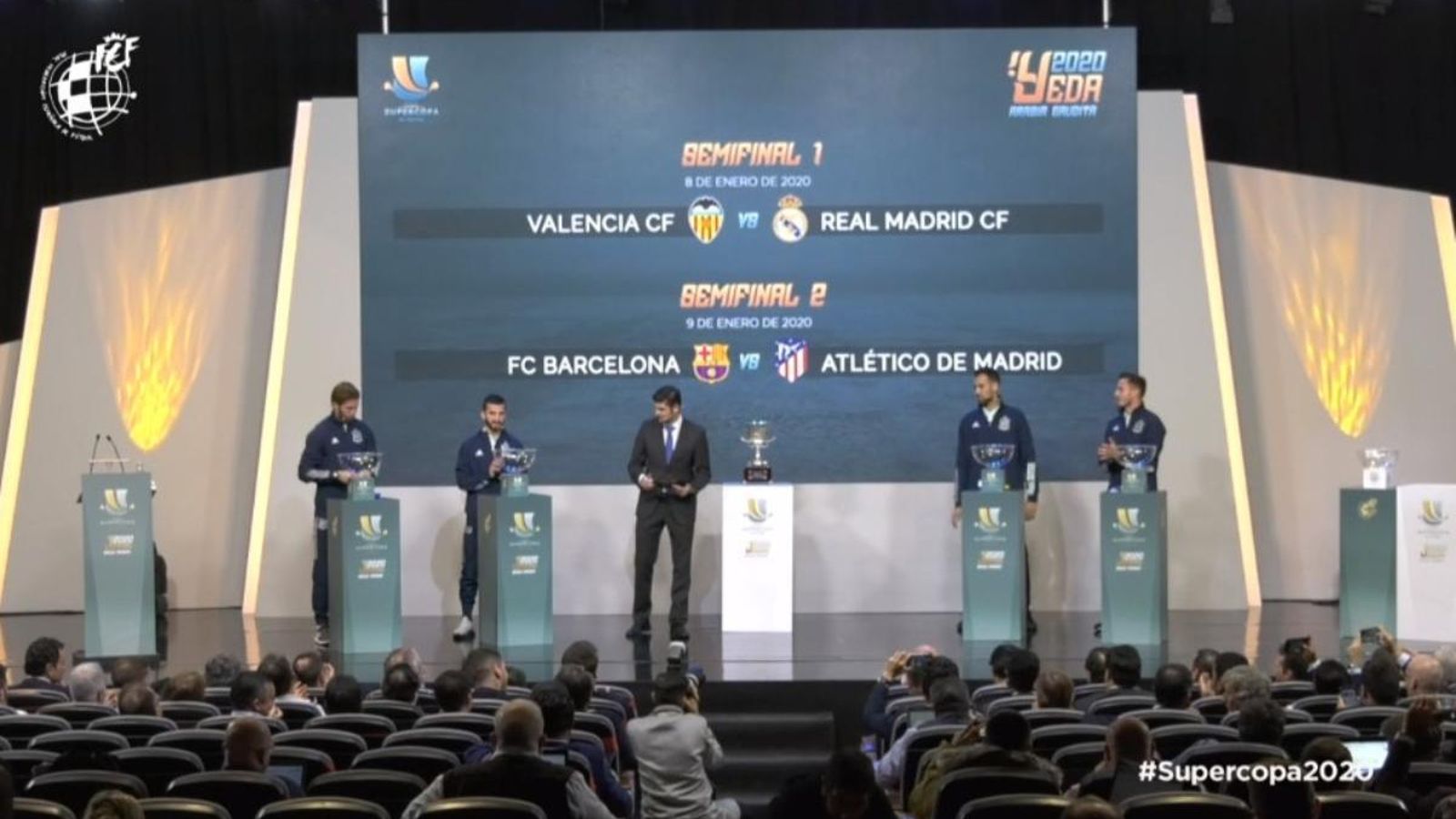 El quadre de les semifinals