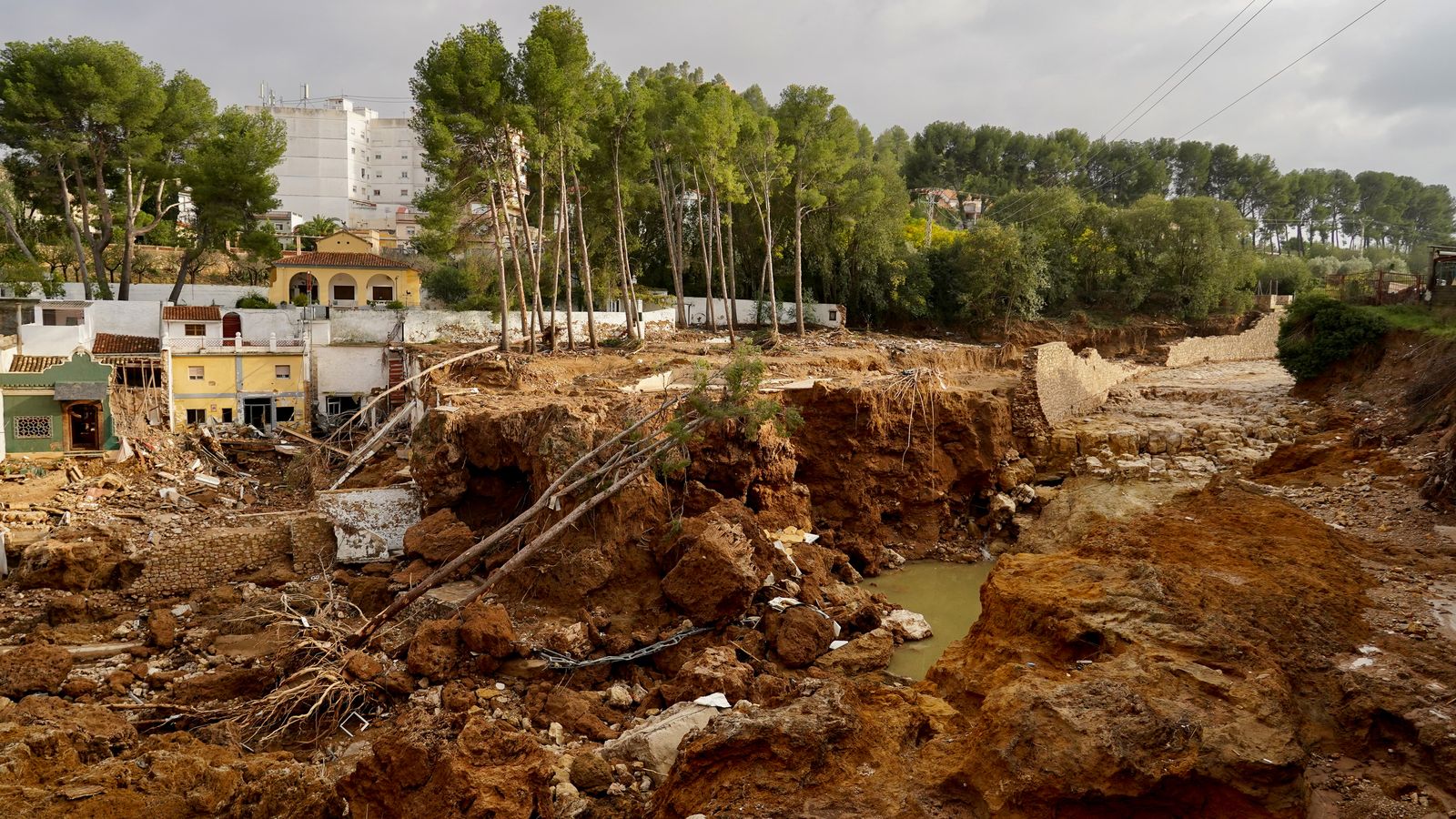 La destrucció causada per la dana a Chiva, en una imatge d'arxiu