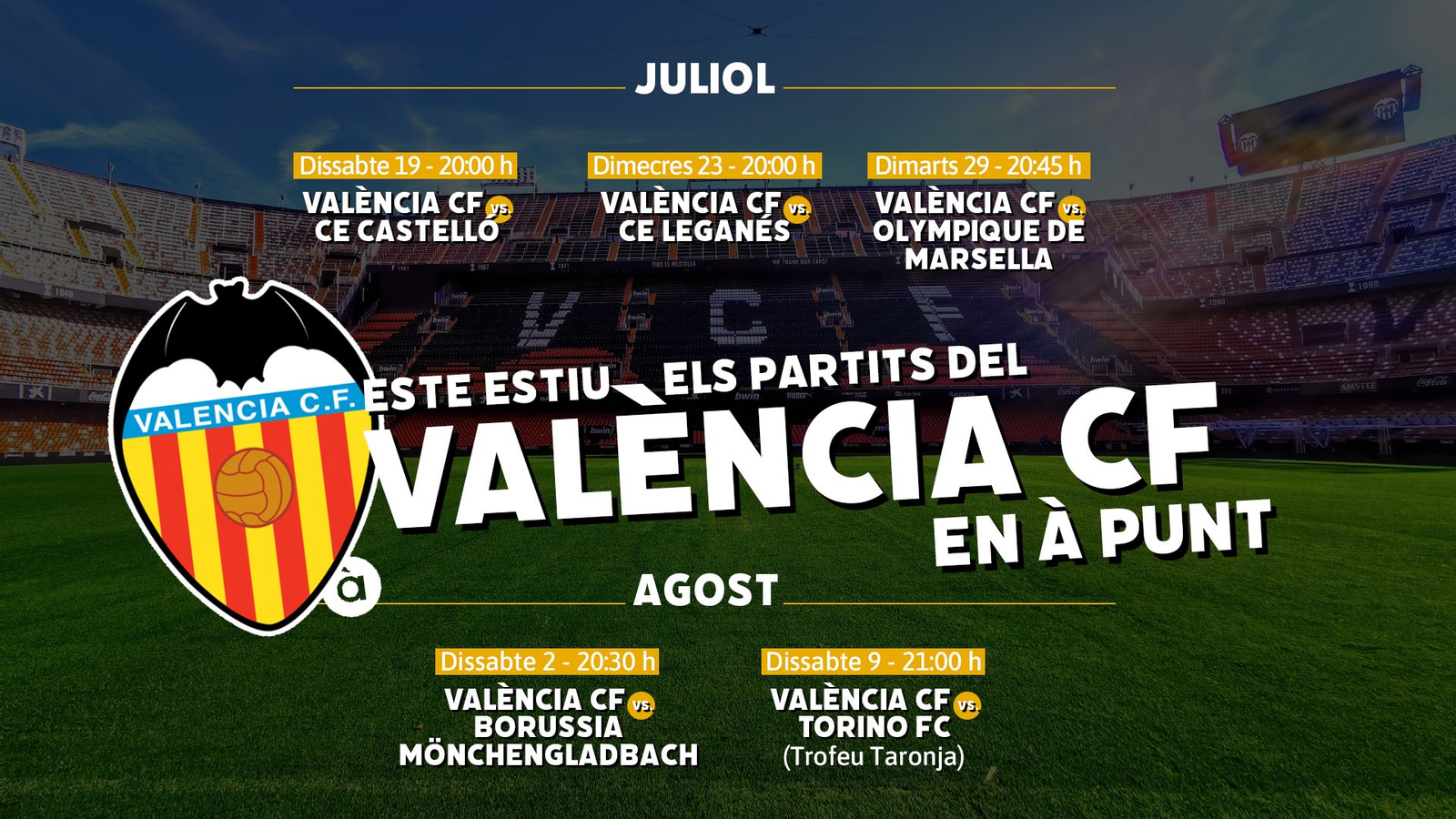 La pretemporada del València, per À Punt