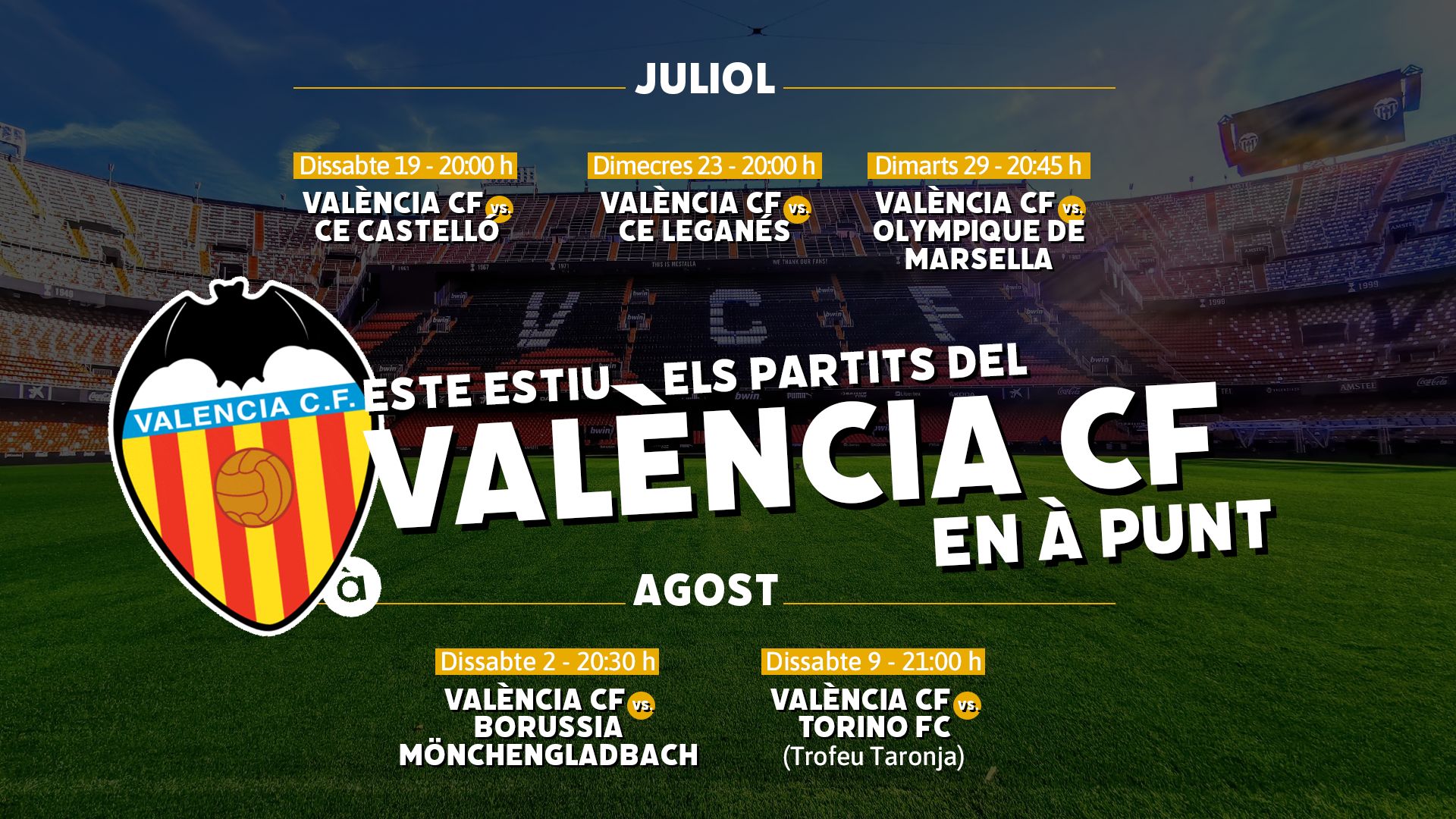La pretemporada del València, per À Punt La pretemporada del València, per À Punt