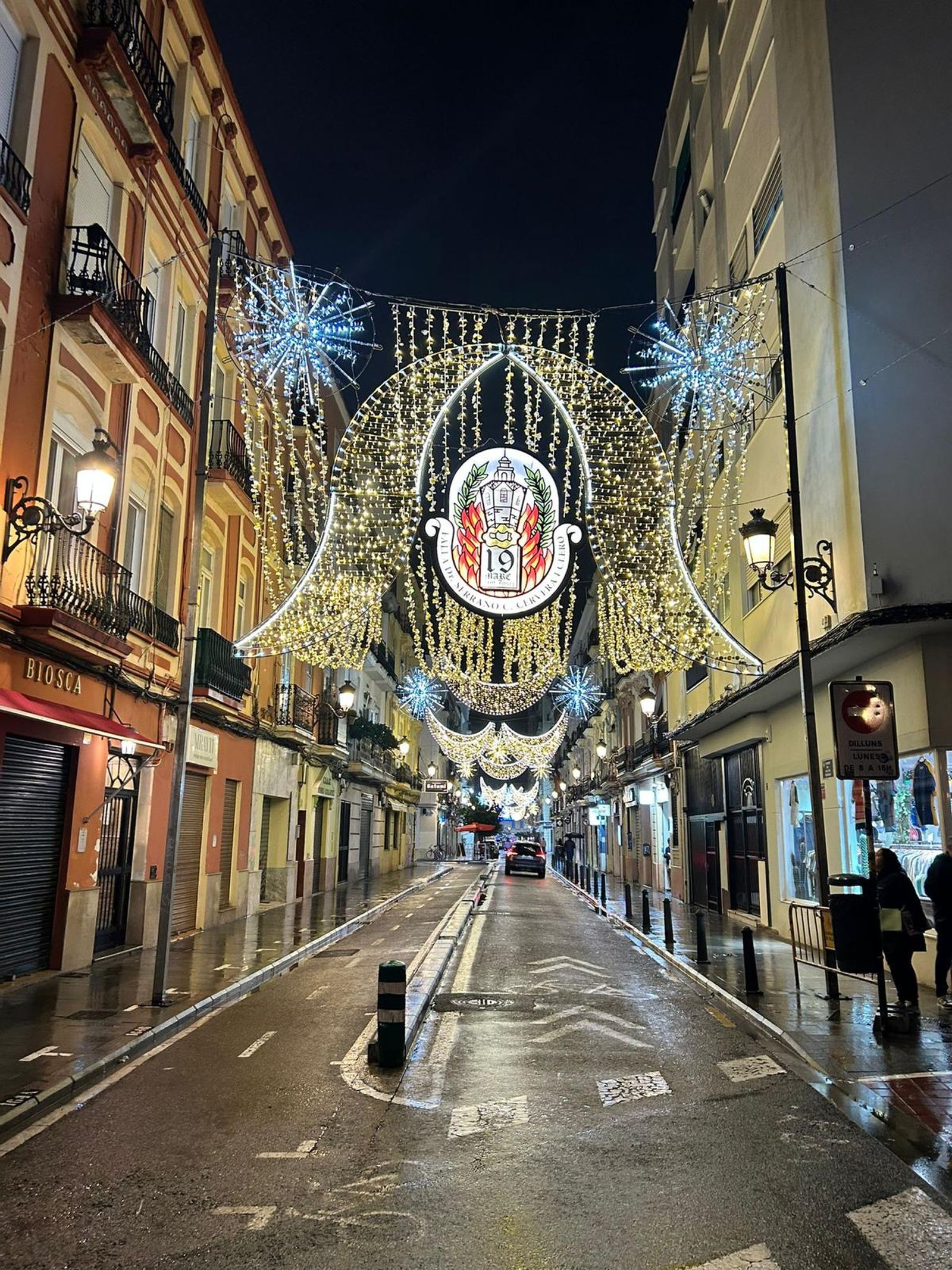 Doctor Serrano Carles Cervera Clero, segon premi de la categoria B de Carrers il·luminats de les Falles 2026