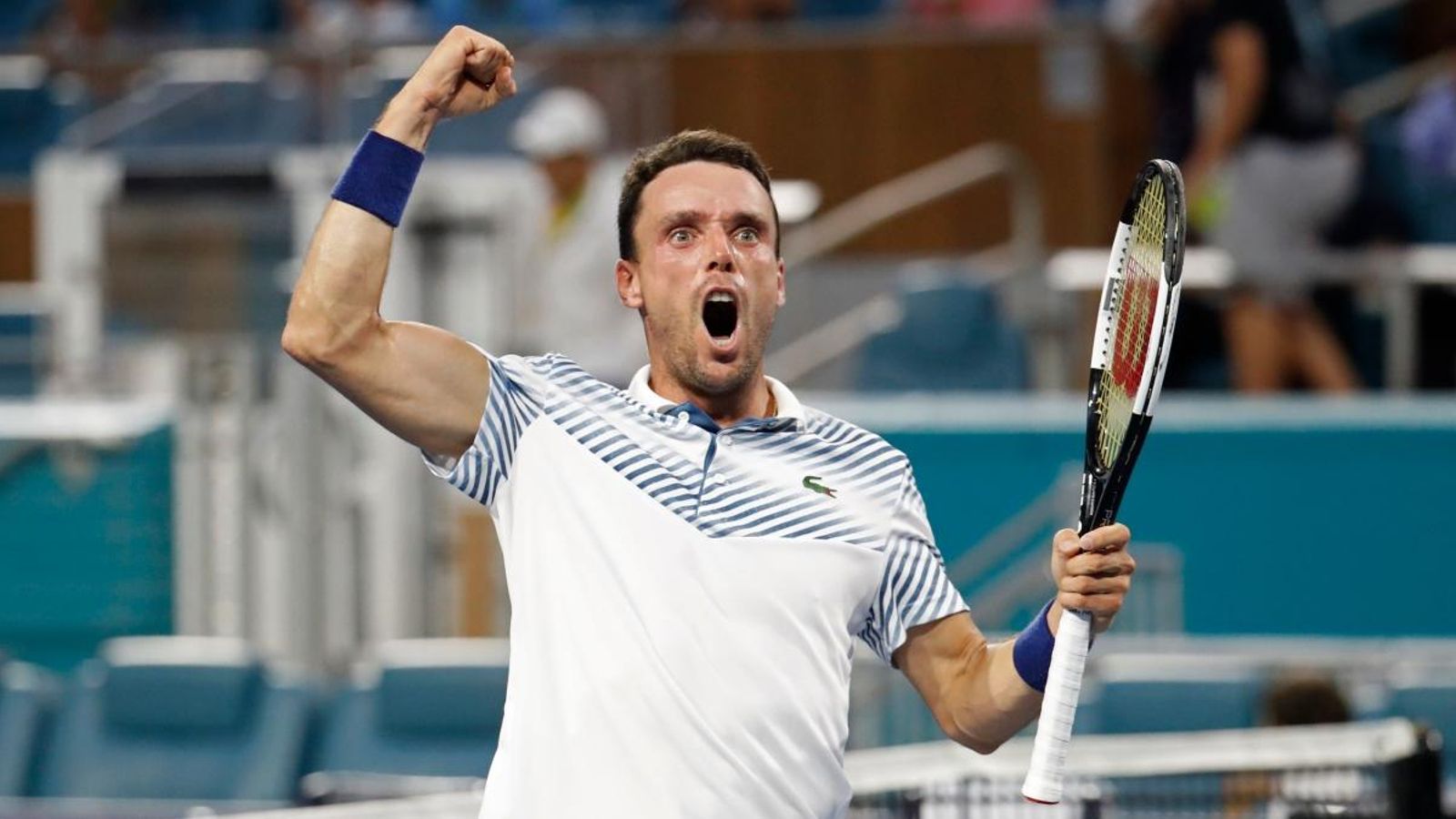 Roberto Bautista celebra la victòria a Miami