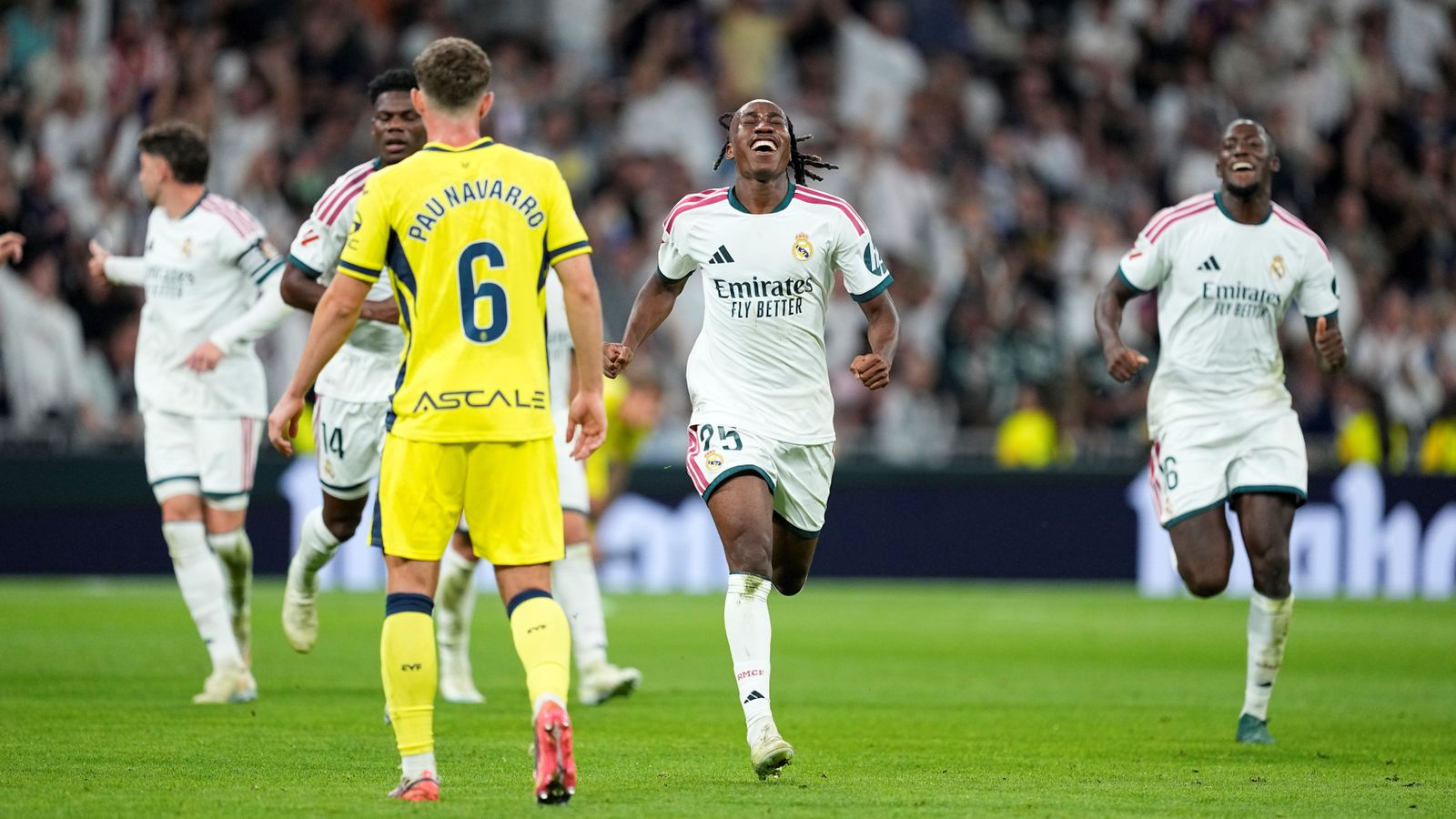 Diomande celebra el gol