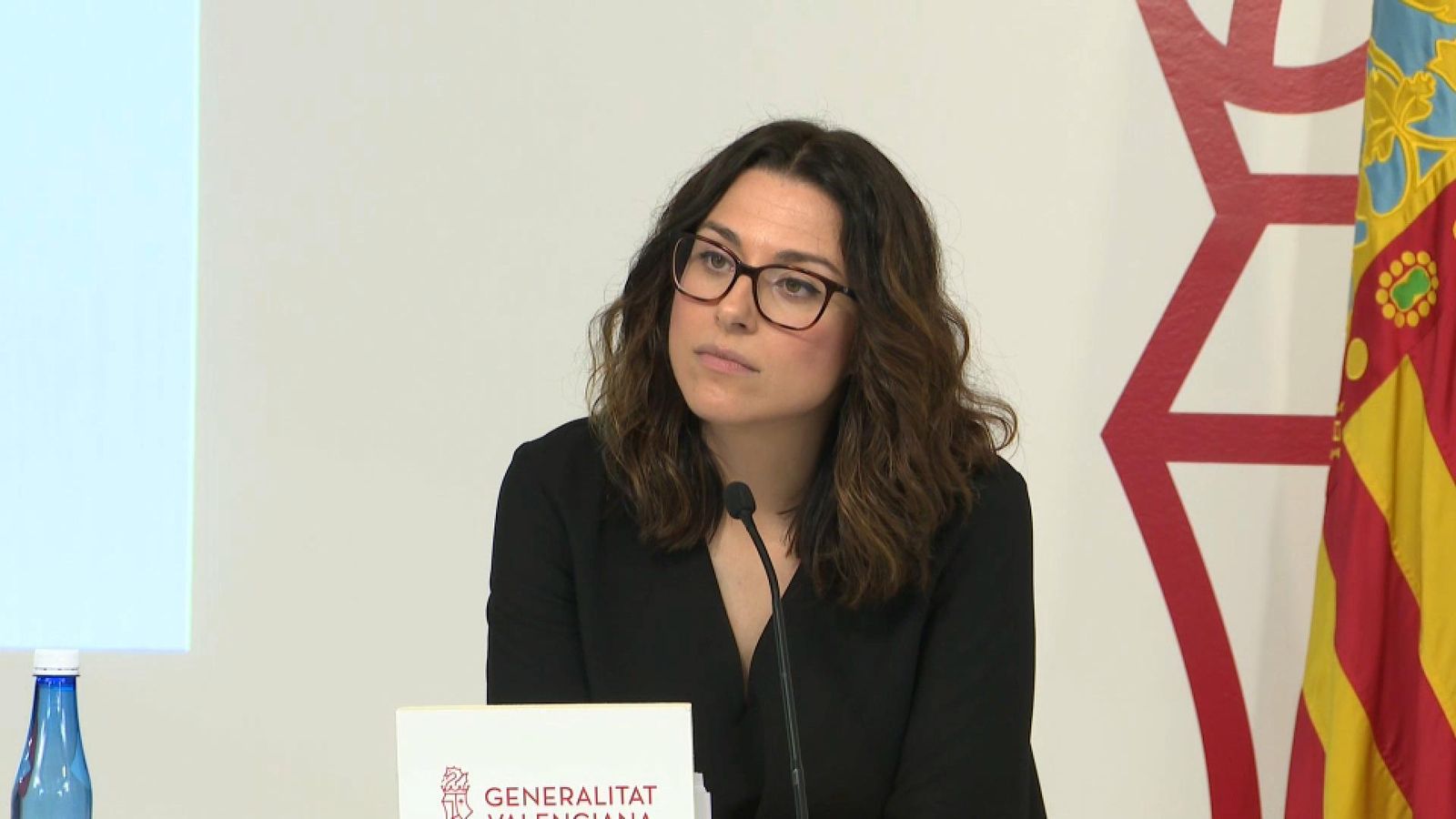 La vicepresidenta i consellera portaveu Aitana Mas