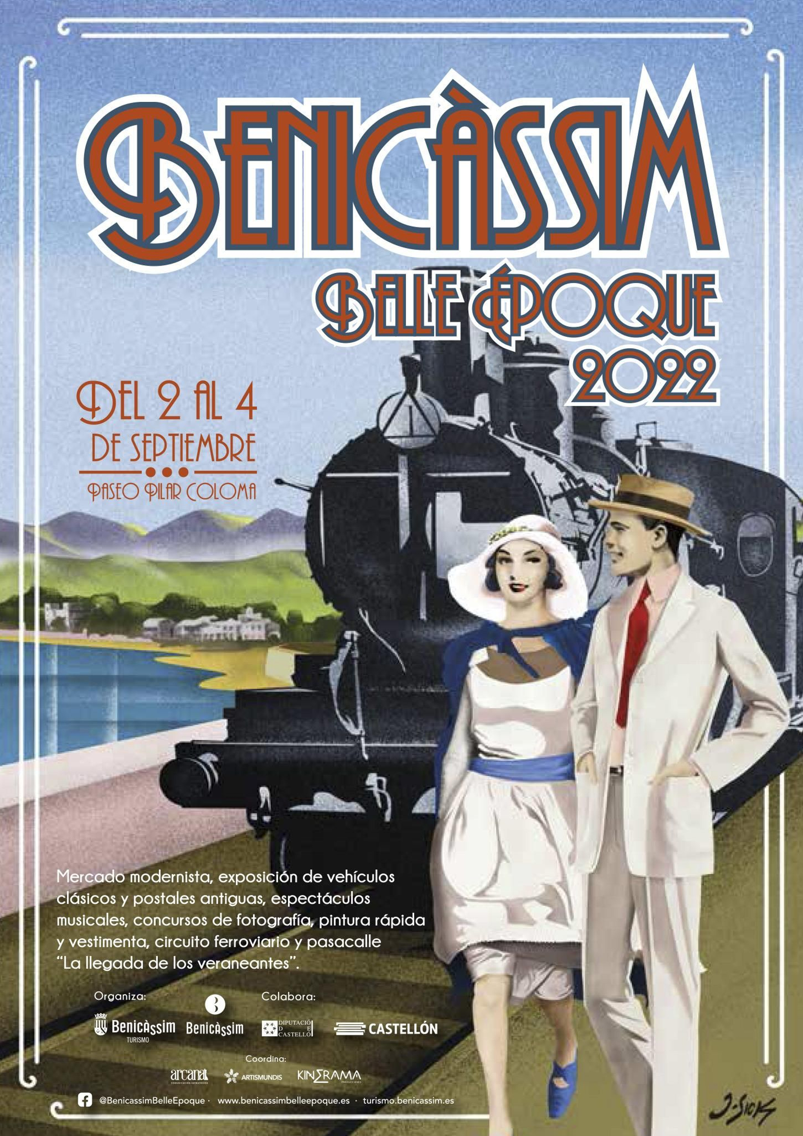 Cartell del Benicàssim Belle Époque 2022