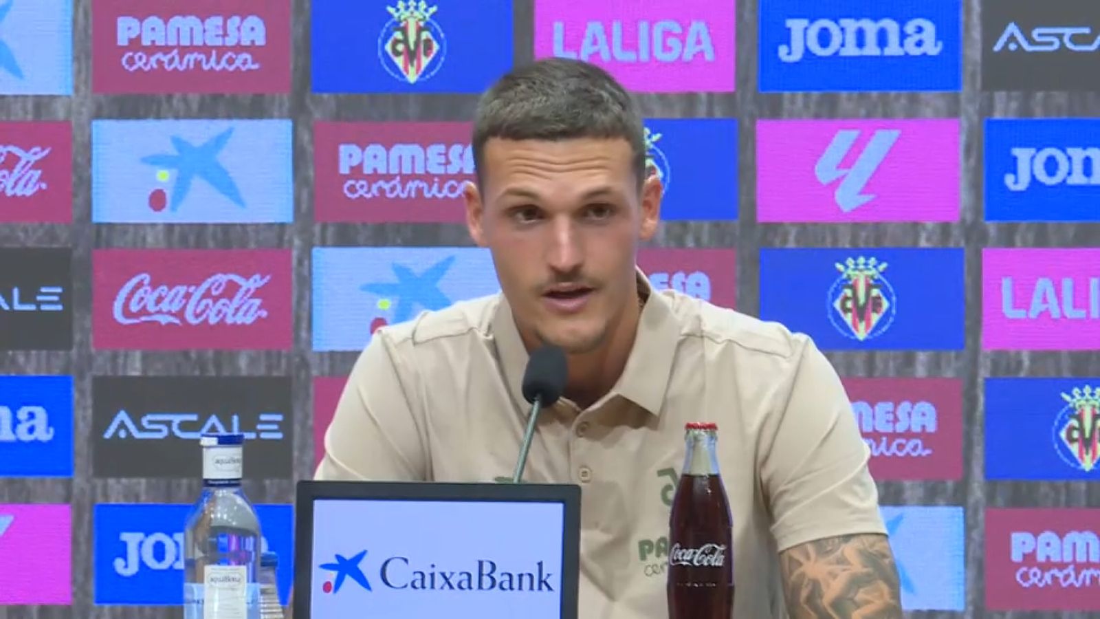 El nou futbolista del Villarreal, Rafa Marín