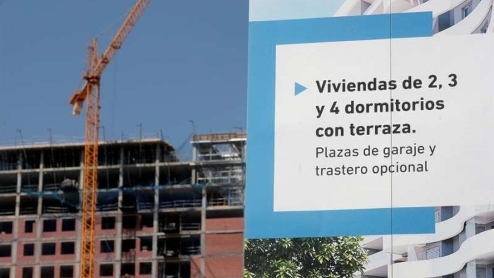 Imatge d'arxiu d'una promoció d'habitatges nous a València