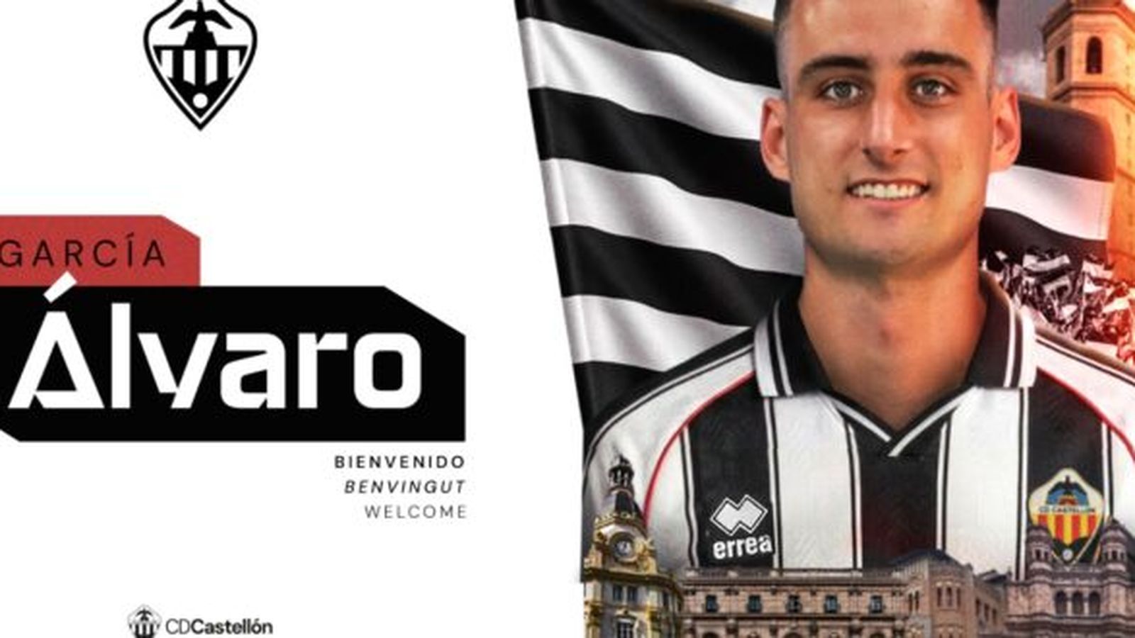 Álvaro García, amb la camiseta del Castelló