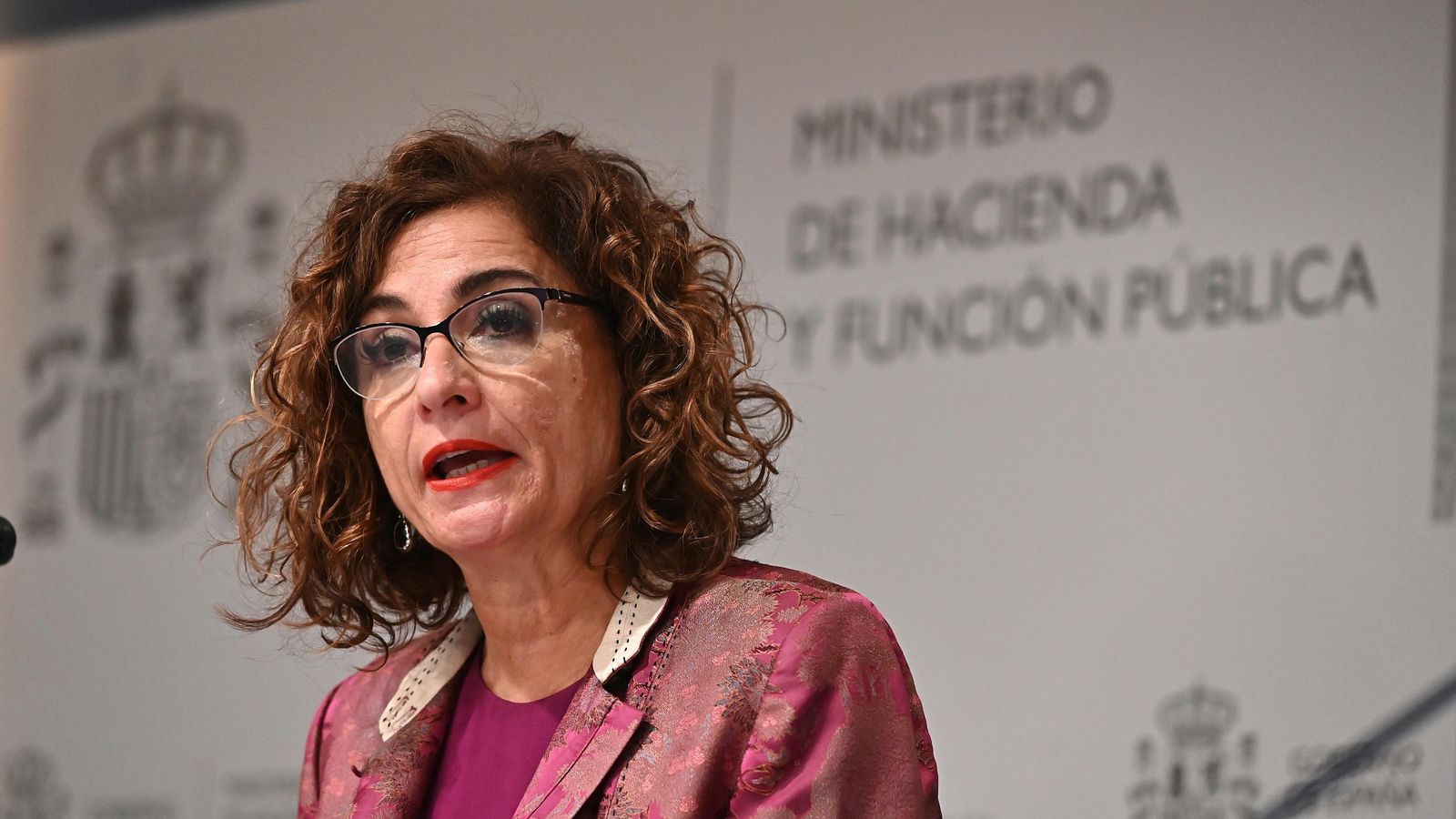 La ministra d'Hisenda, María Jesús Montero