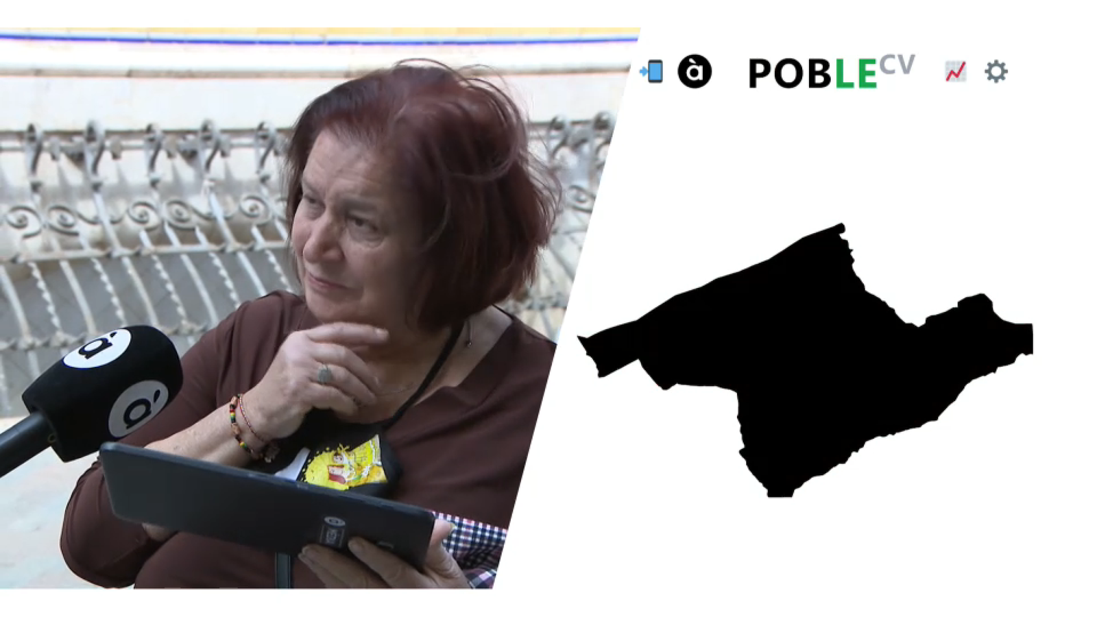 Un equip d'À Punt NTC ha eixit al carrer a jugar a PobleCV, el Worldle de pobles d'À Punt