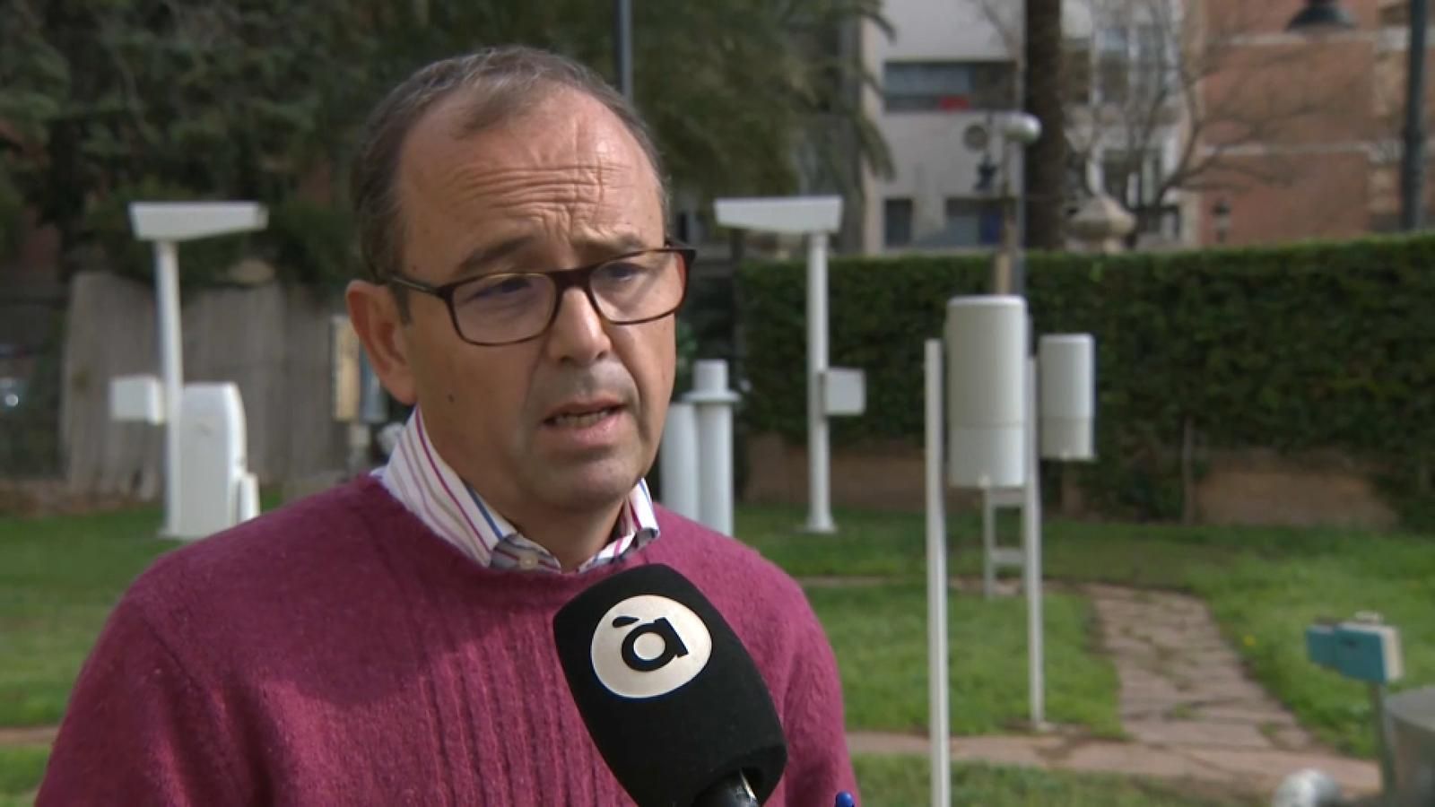 El cap de l'Agència Estatal de Meteorologia (Aemet) a la Comunitat Valenciana, José Ángel Núñez