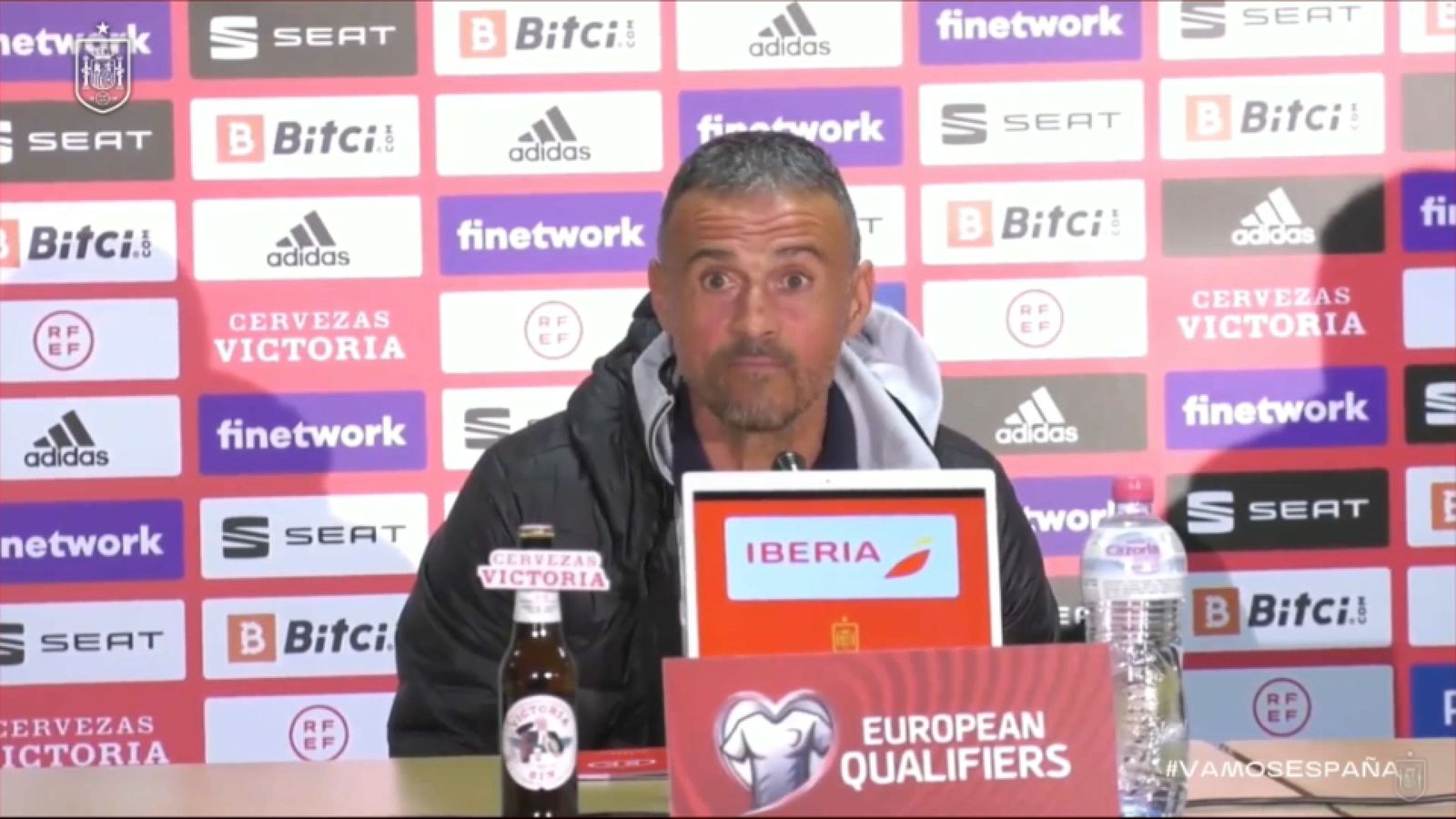 L'entrenador de la selecció, Luis Enrique