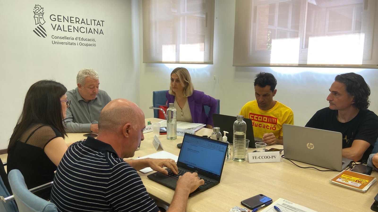 Taula sectorial d'educació celebrada este dijous