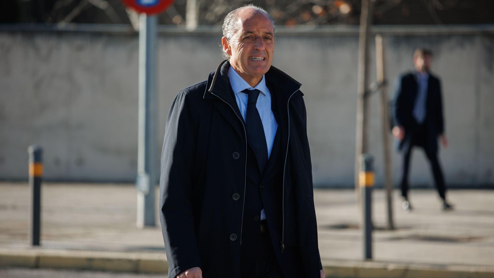 L'expresident de la Generalitat Francisco Camps a la seua arribada a l'Audiència Nacional