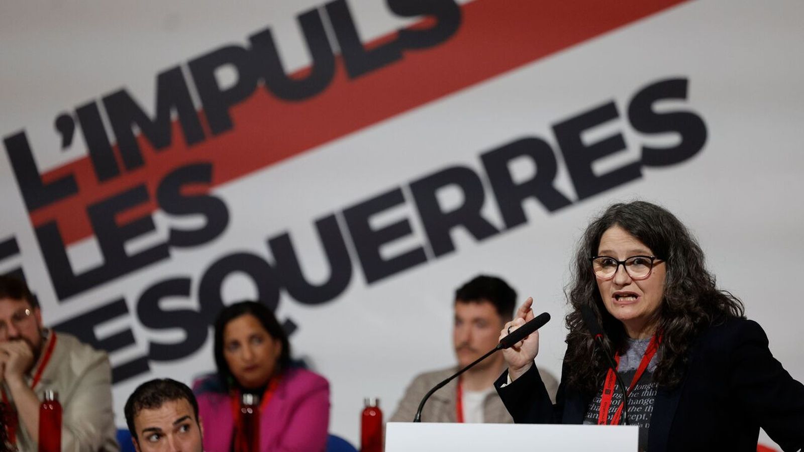 En la imatge, Mónica Oltra