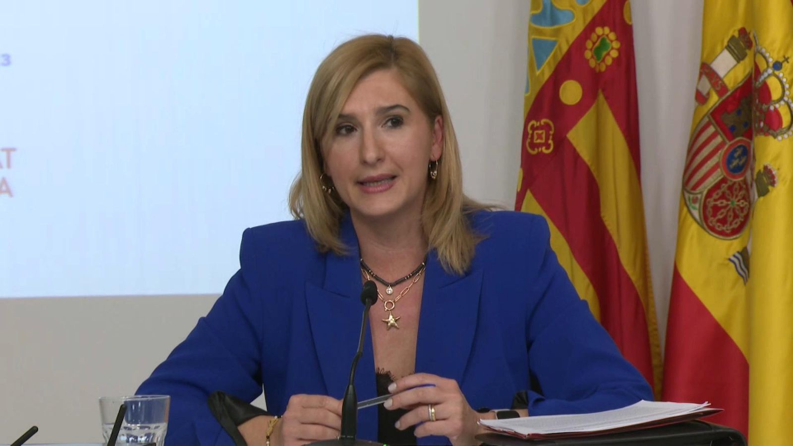 La consellera de Medi Ambient, Aigua, Infraestructures i Territori, Salomé Pradas