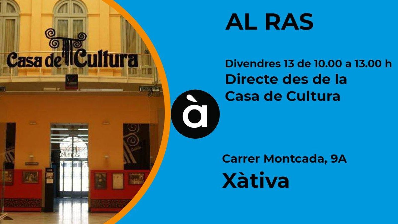 'Al ras' a Xàtiva