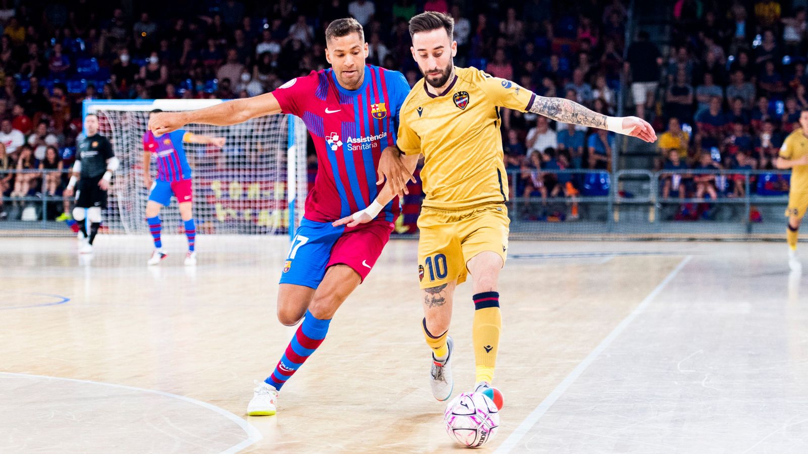 Rivillos, en una acció del partit