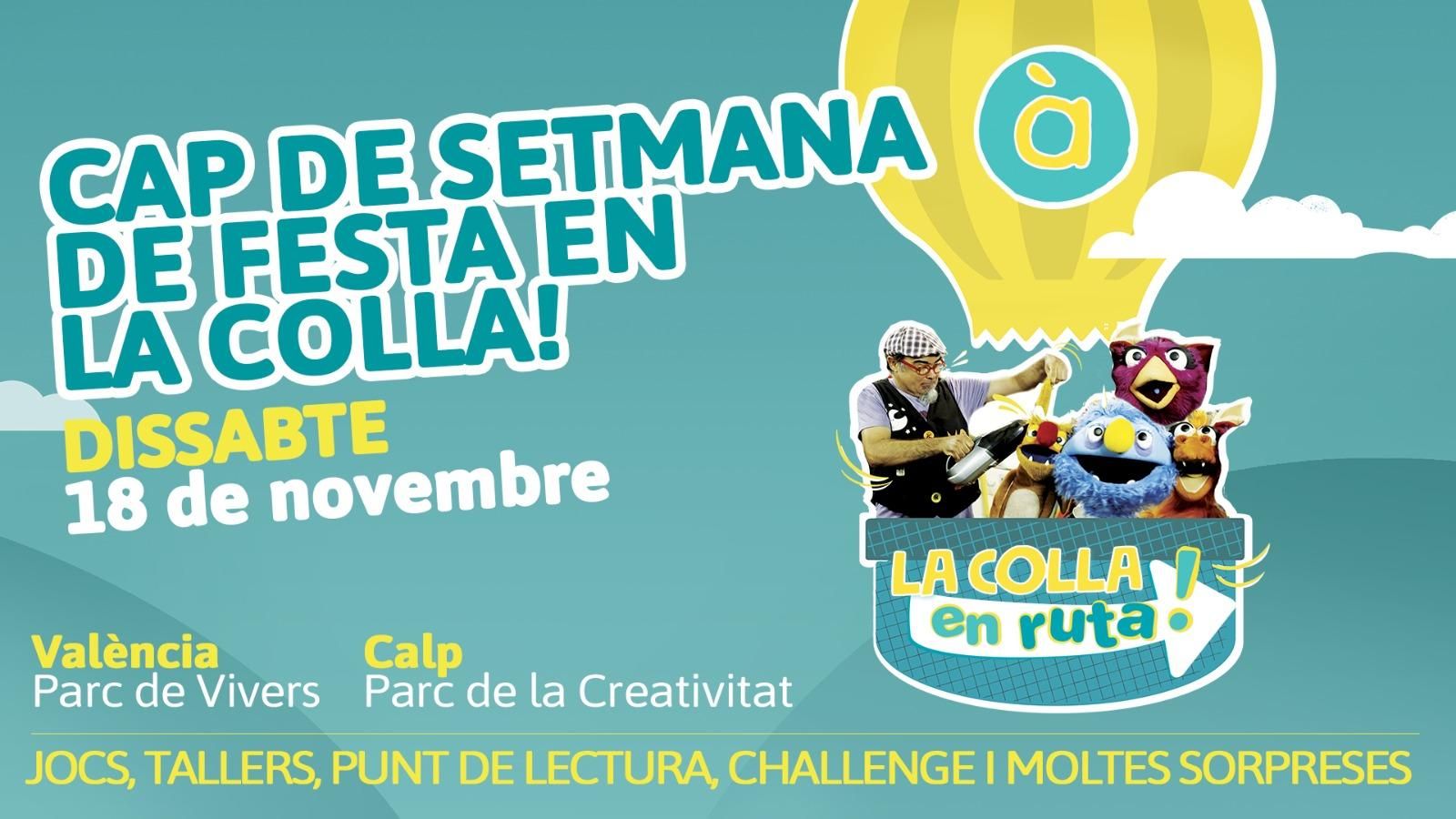 A partir de les 10:30 hores als Jardins de Vivers de València amb tallers, activitats i moltes sorpreses.
