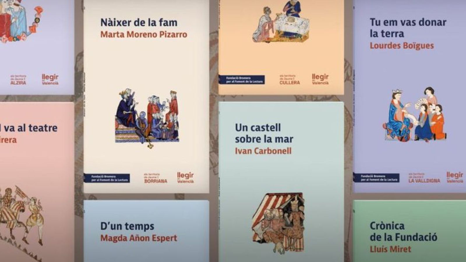 Llibres pertanyents a la campanya "Llegir en valencià"