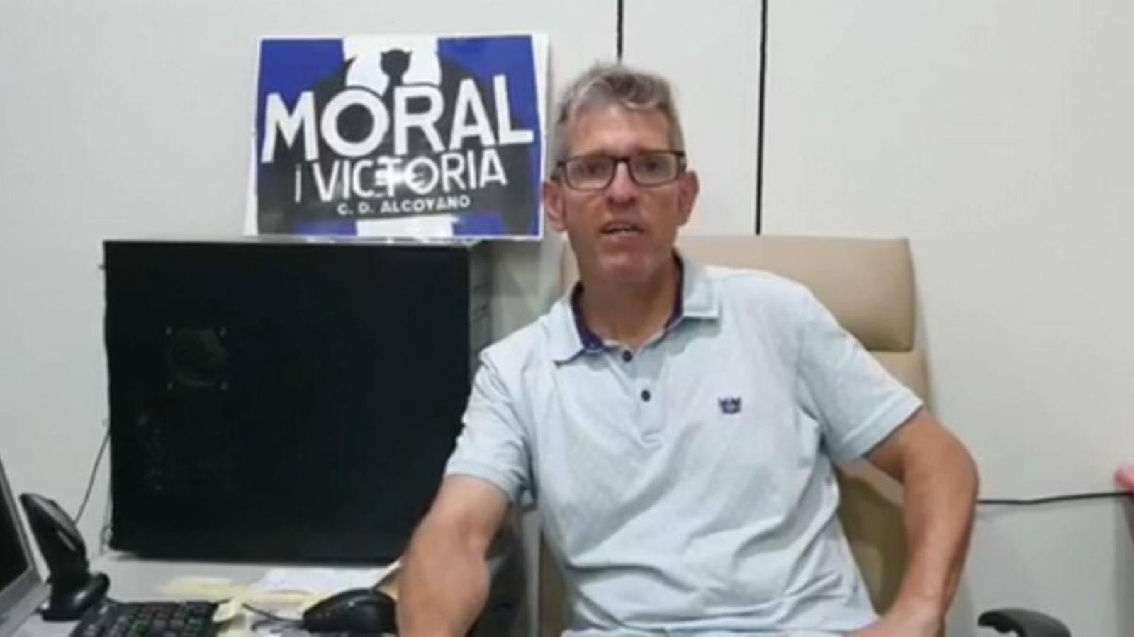 El president de l'Alcoià, Juan Serrano