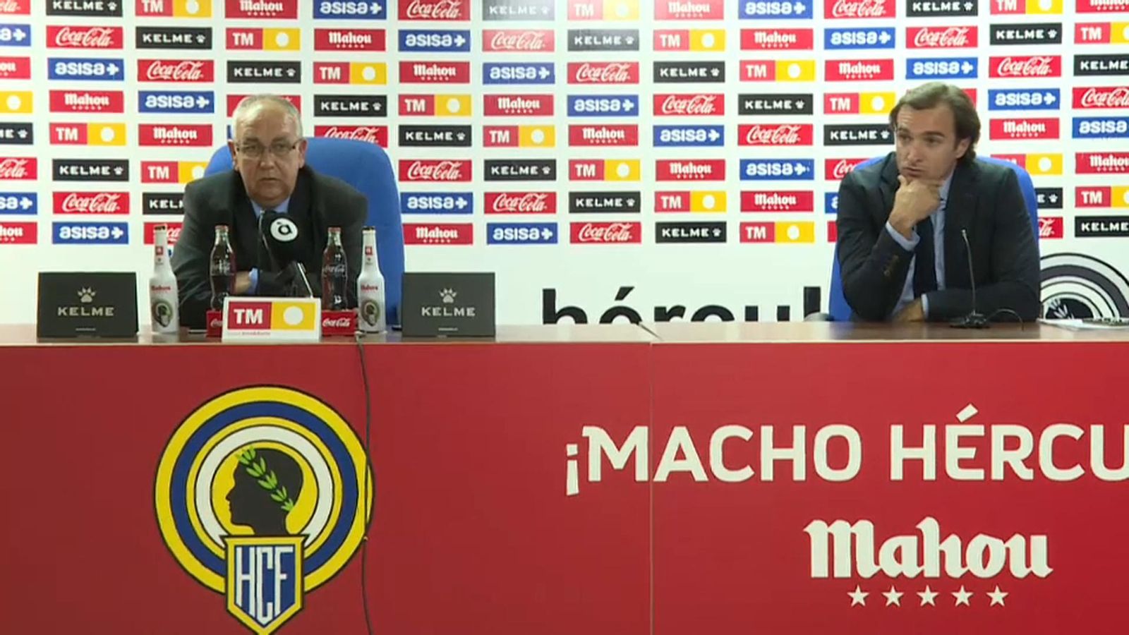 Quique Hernández i Carlos Parodi han explicat la complicada situació de l'Hèrcules Quique Hernández i Carlos Parodi han explicat la complicada situació de l'Hèrcules