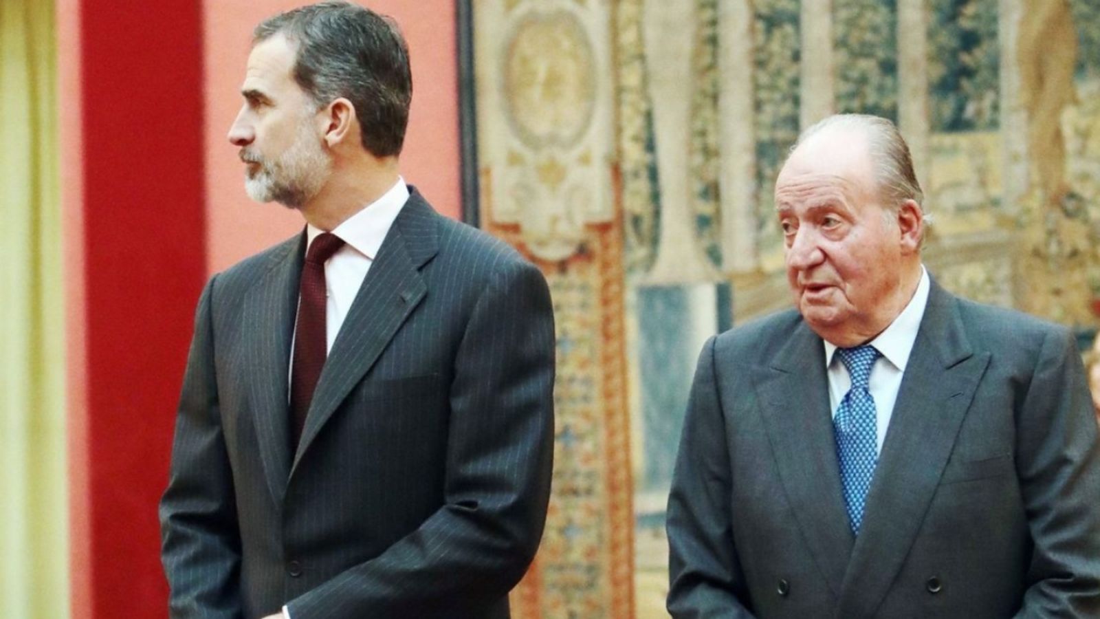 Felip VI i Joan Carles I, en una imatge d'arxiu