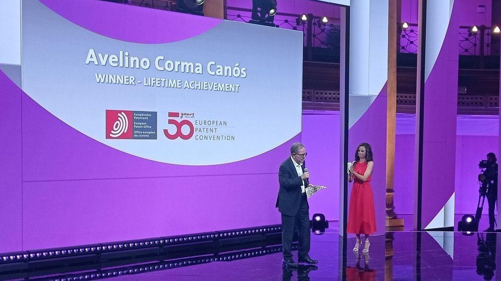 Avel·lí Corma rep el Premi a l'Inventor Europeu a tota la trajectòria professional