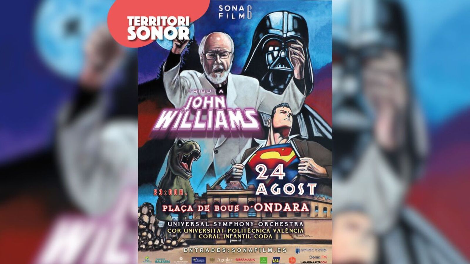 22.08.2024 | L'edició d'enguany del Sonafilm farà un homenatge a les composicions de John Williams