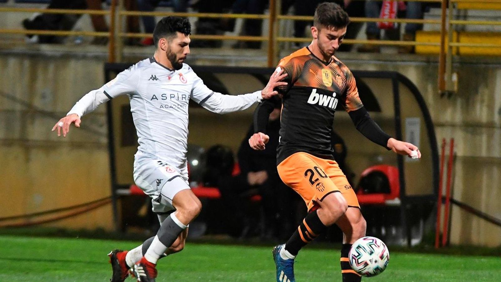 Ferran, en una de les jugades del partit