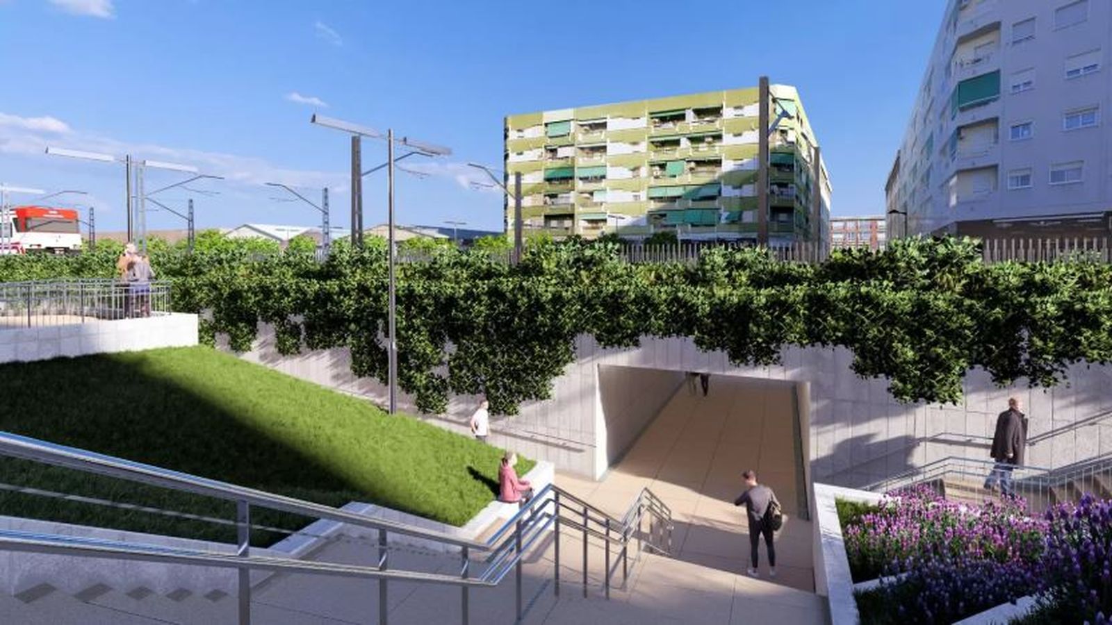 Adif trau a exposició pública el túnel per a vianants que evitarà el perillós pas a nivell entre Alfafar i Sedaví