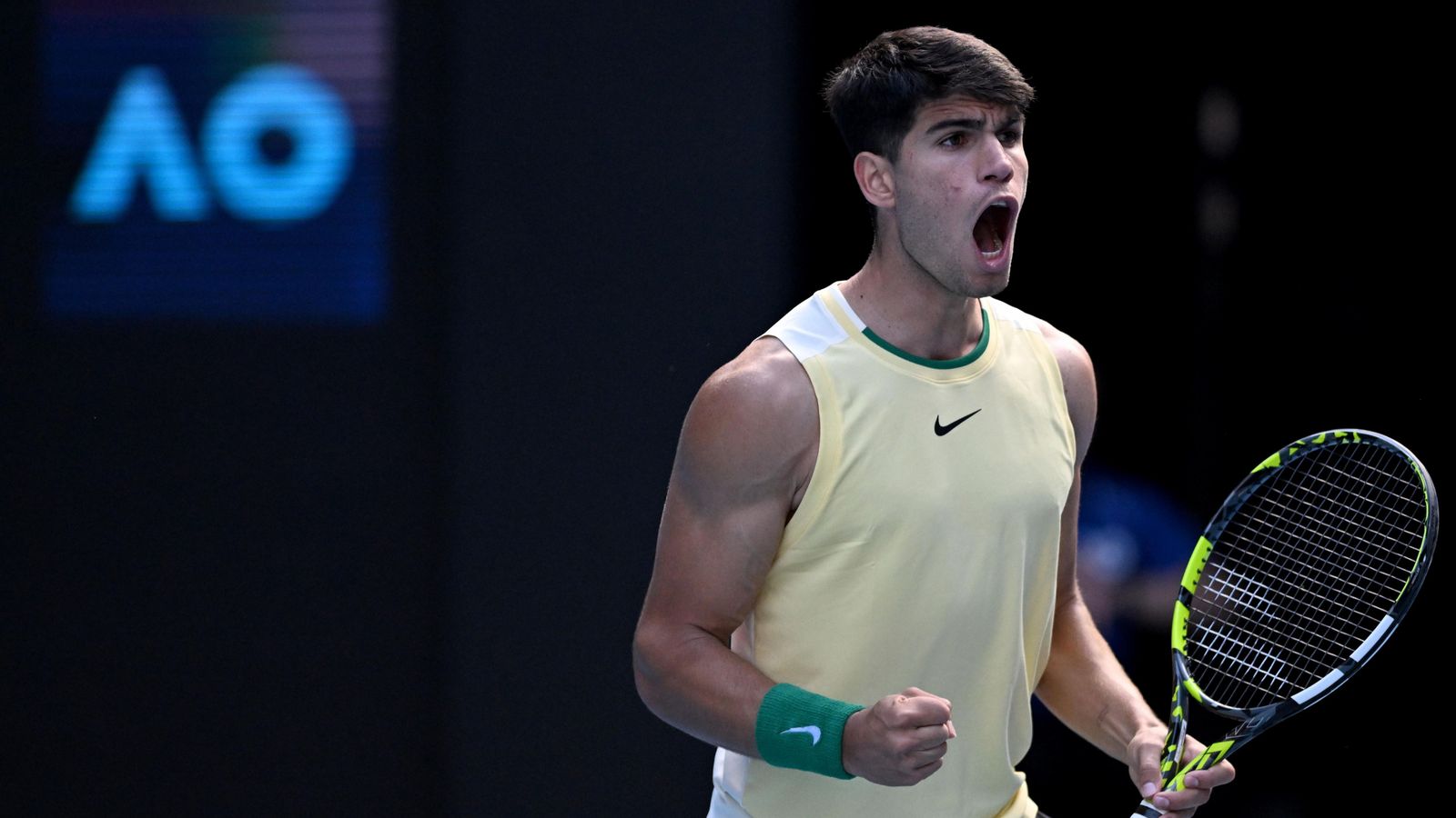 El tenista murcià, Carlos Alcaraz