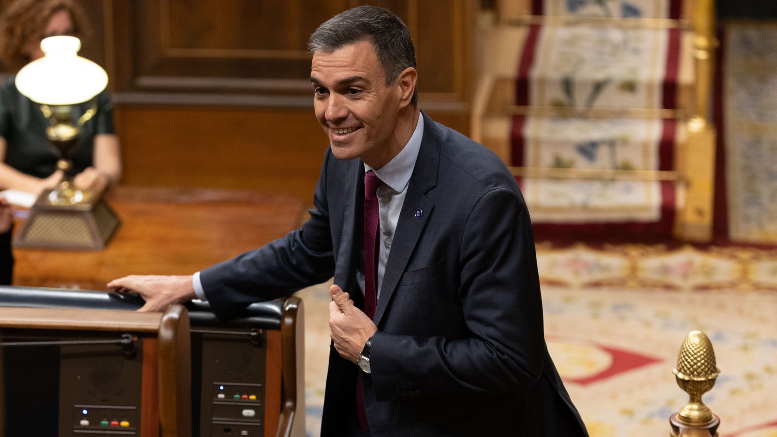 Pedro Sánchez en la sessió d'apertura de la legislatura celebrada aquest dimecres