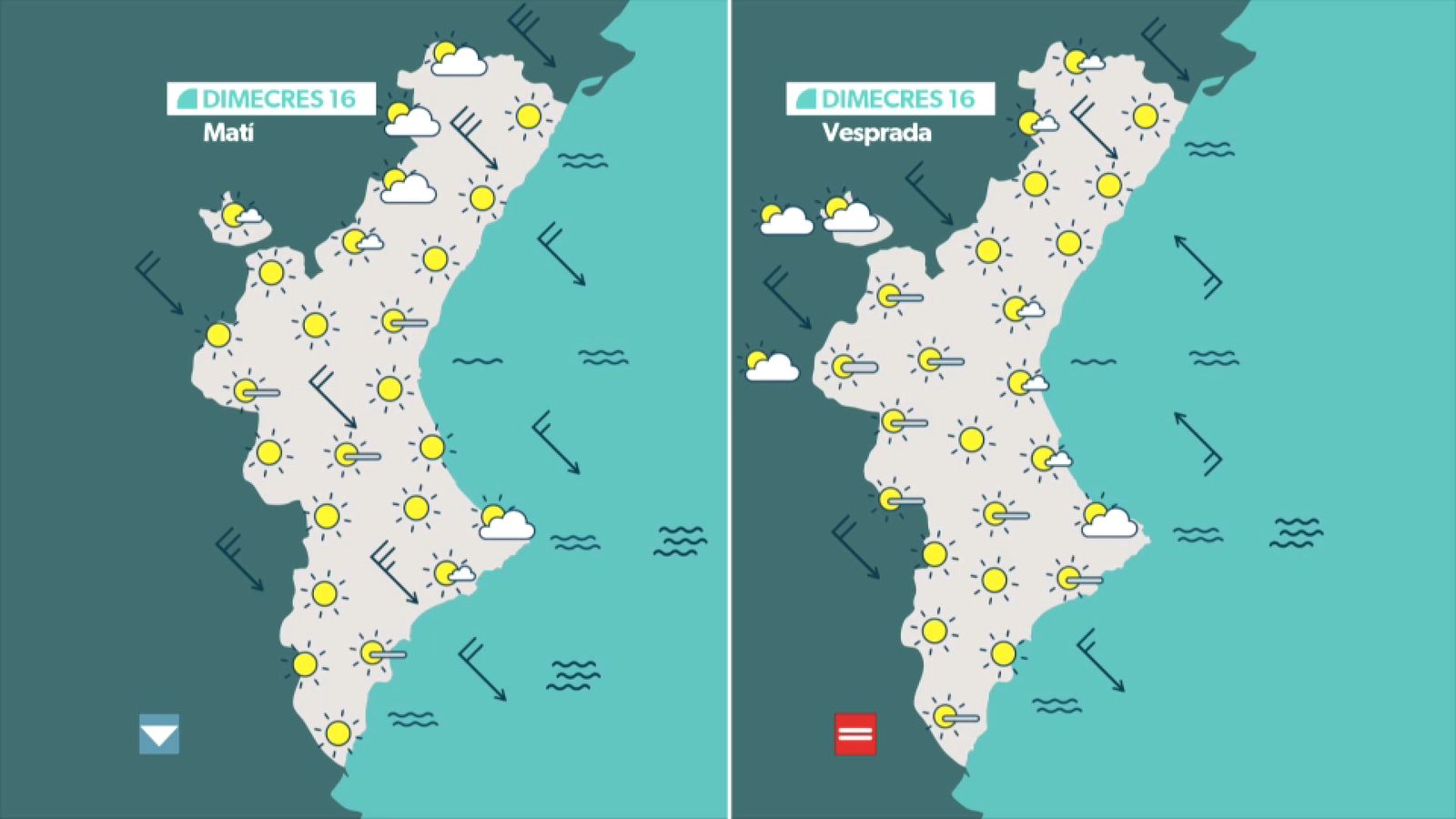Previsió de dimecres
