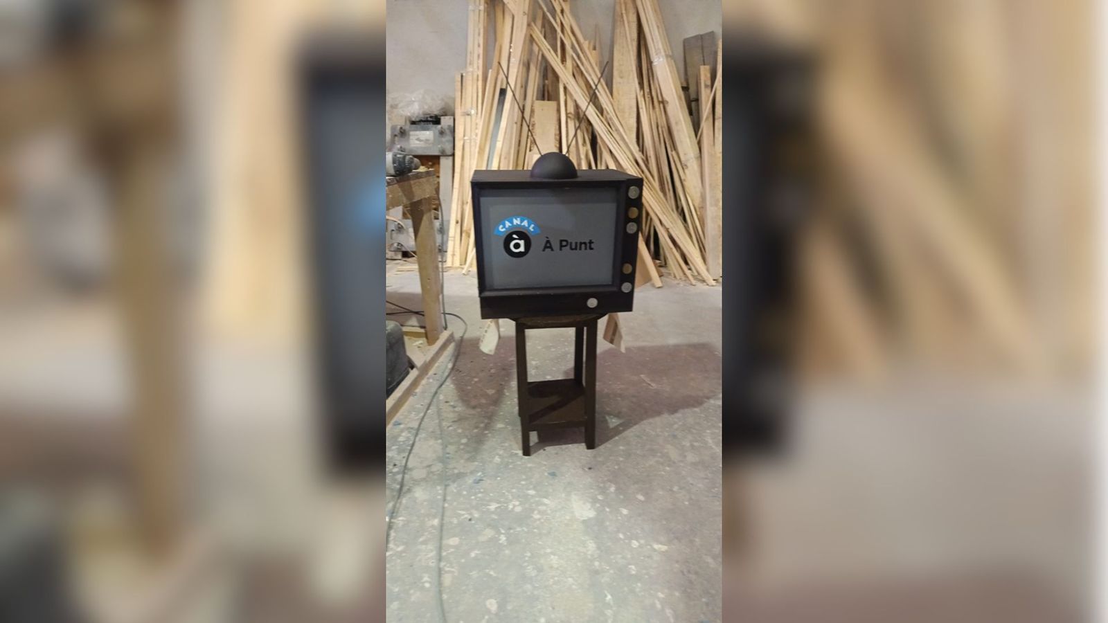 "Crítica a les retransmissions de bous"/ Artista: Art de foc