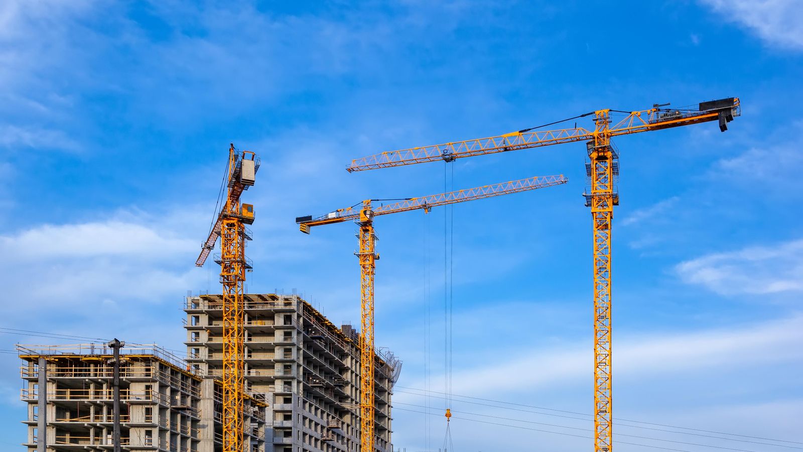 Obra en construcció, en una imatge d'arxiu Obra en construcció, en una imatge d'arxiu
