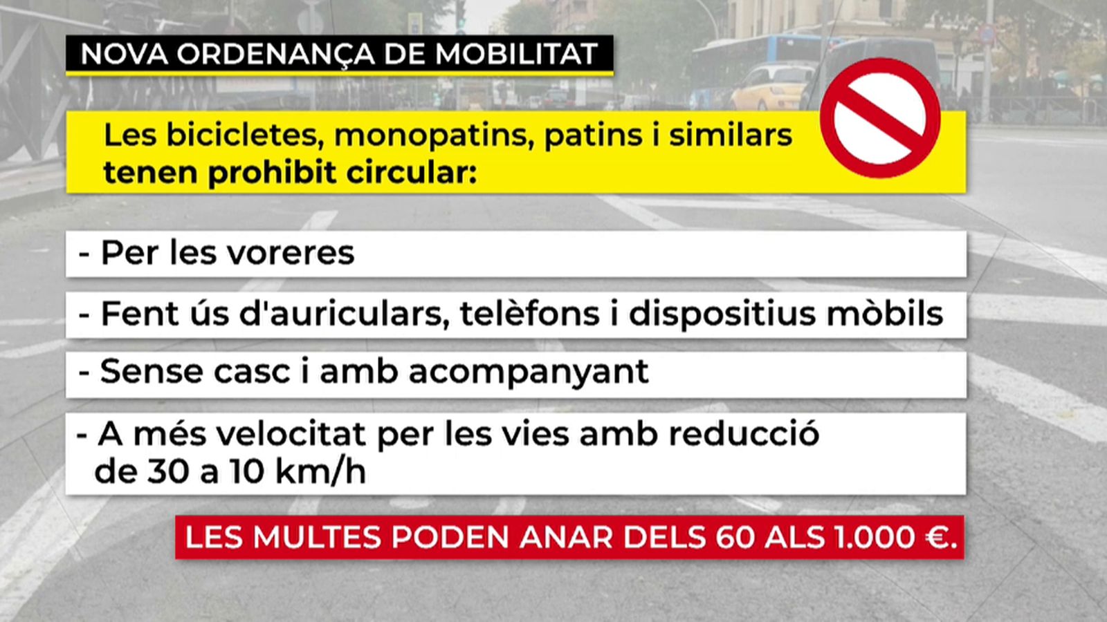 VÍDEO | València sanciona des de hui la \"conducció temerària\" dels patinets elèctrics