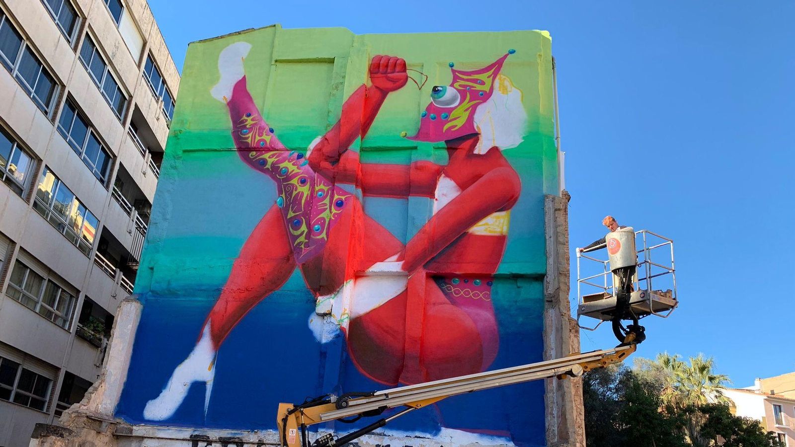 El mural homenatge a Margarida Borràs a la ciutat de València