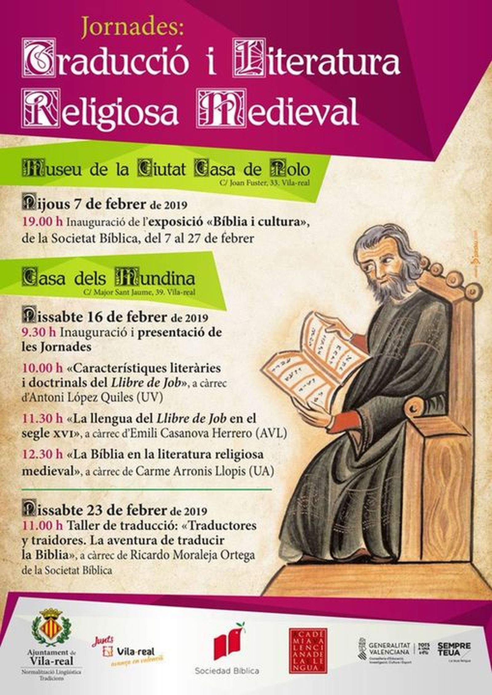 07.02.2019 | NM Entrevista a Santi Corells sobre la jornada de traducció i literatura religiosa medieval