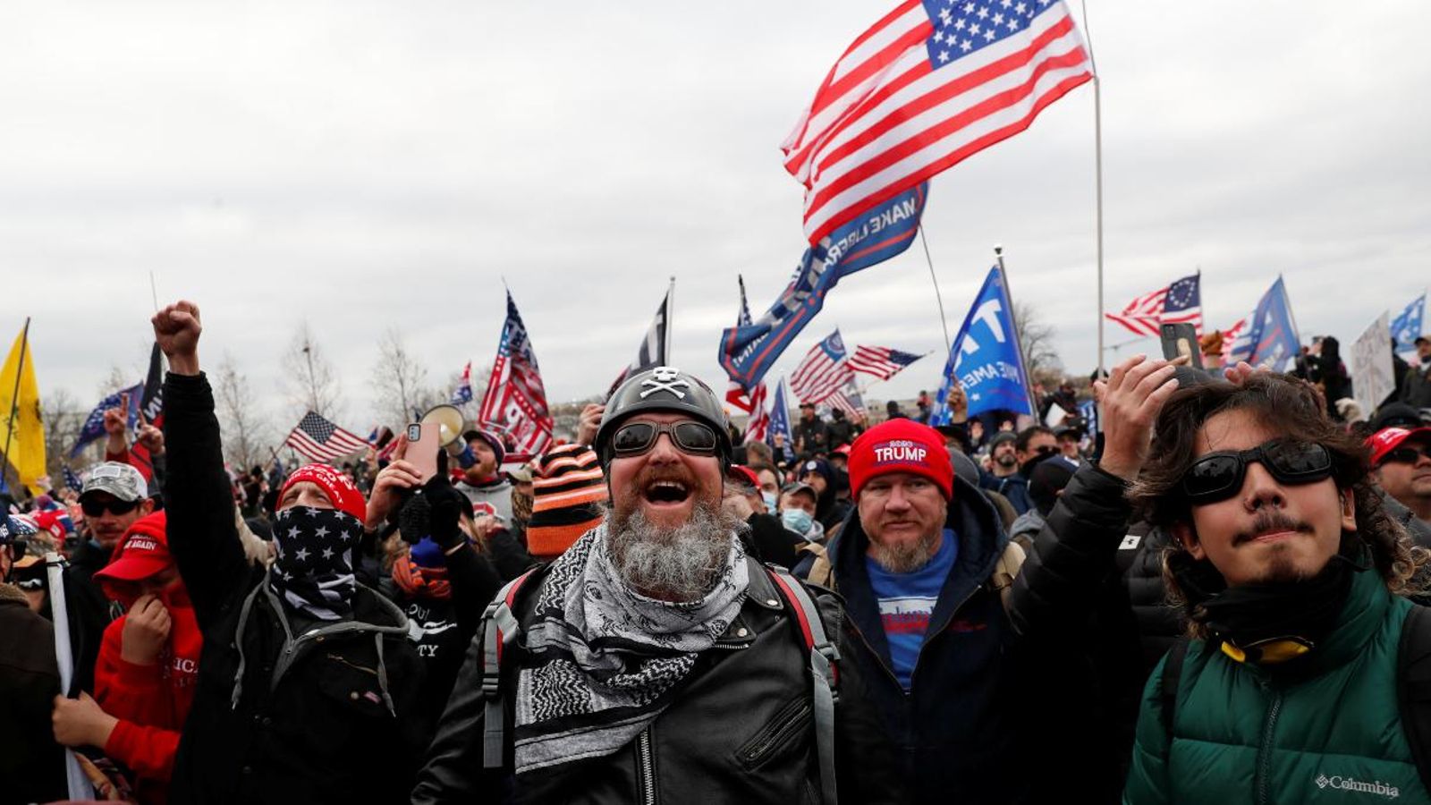 Imatge d'arxiu dels manifestants que van assaltar el Capitoli