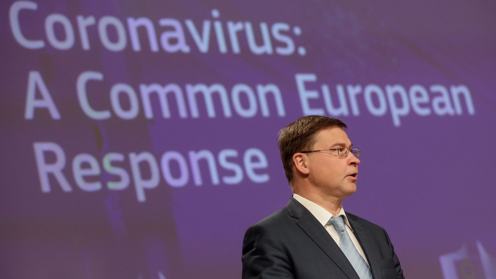 El vicepresident de la Comissió Europea, Valdis Dombrovskis