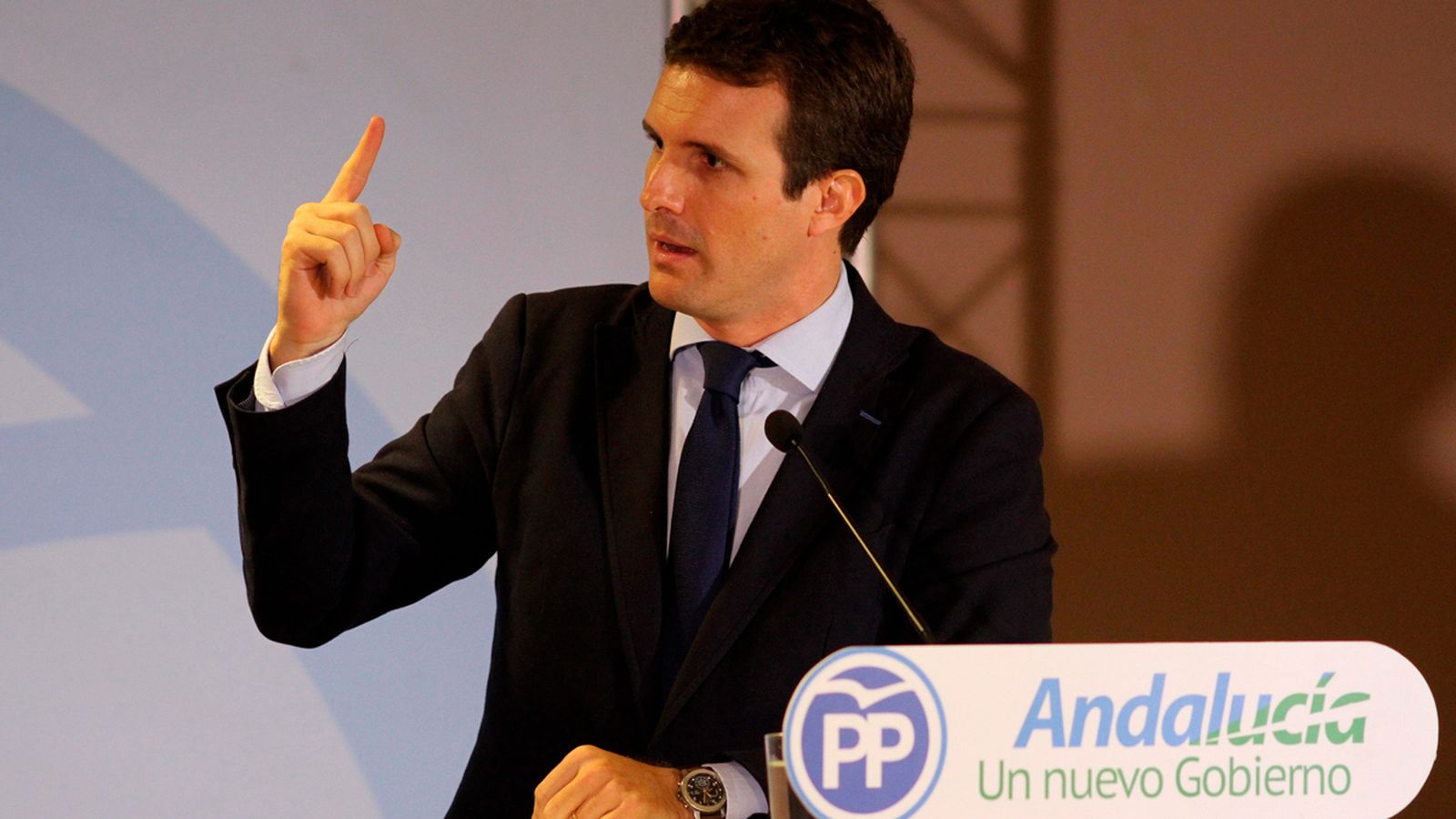 El president del PP durant un acte a Andalusia