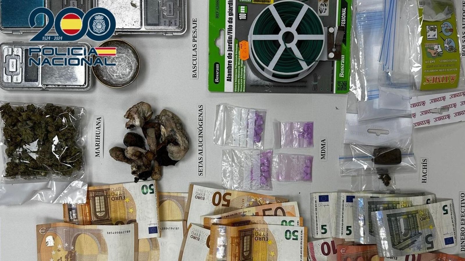 Detenen sis hómens en dos operacions contra la venda de drogues a València