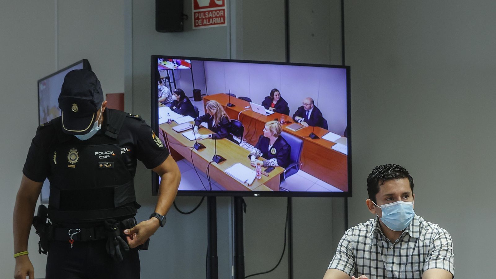 Jorge Ignacio Palma, condemnat per tres assessinats i sis intents d'homicidi, en la vista oral