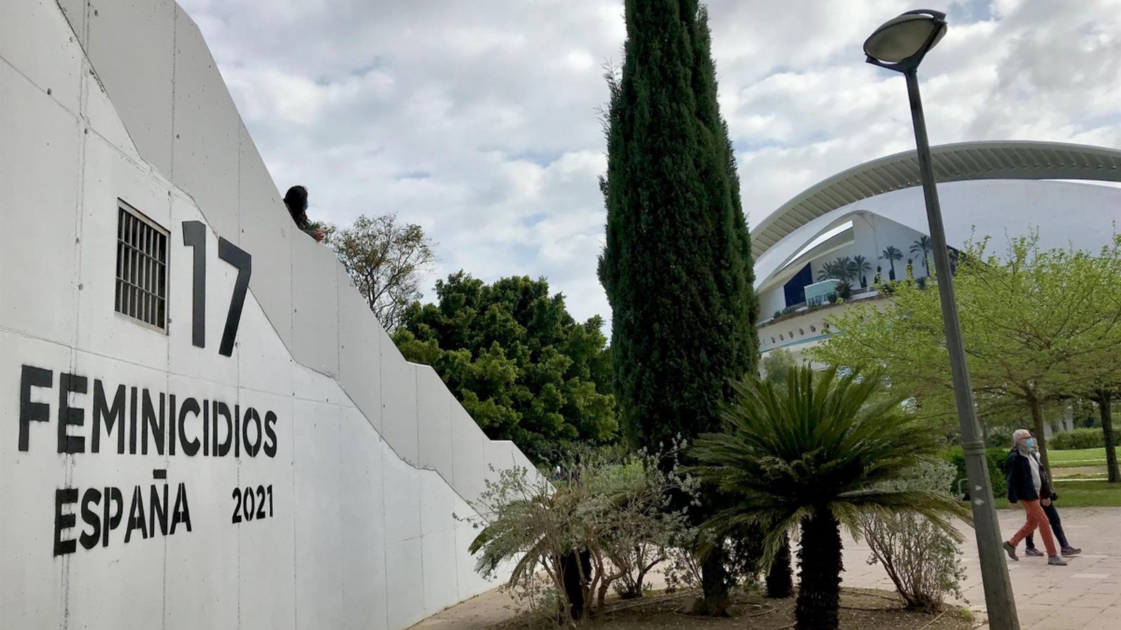 Imatge del comptador de feminicidis