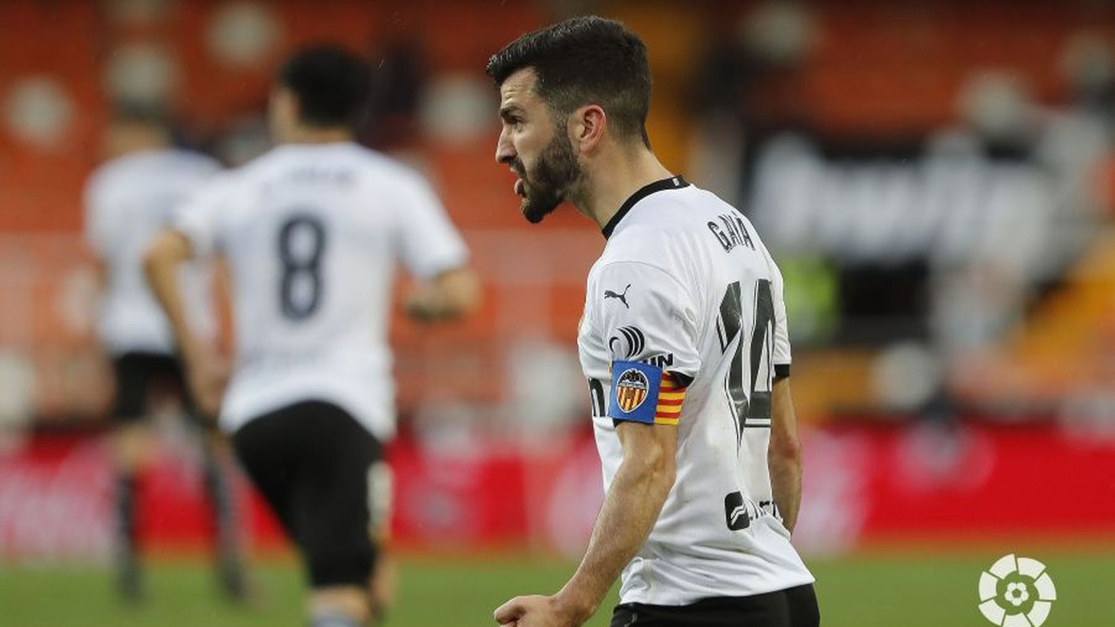 Gayà celebra el gol de l'empat