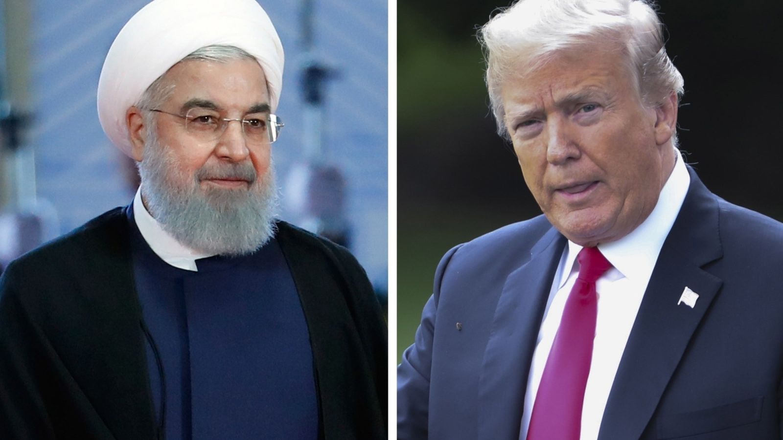 El president iranià, Hassan Rouhani, i el dels Estats Units, Donald J. Trump