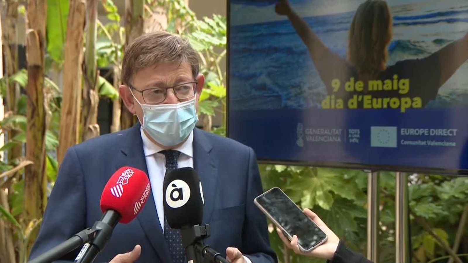 Ximo Puig a l'acte del Dia d'Europa